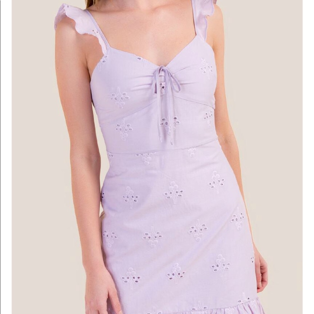 Color: Lilac 
Can be dressed up and down